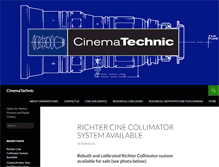 Tablet Screenshot of cinematechnic.com